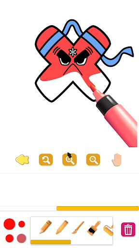 Alphabet Coloring Screen 2