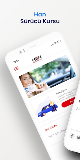 Android application Han Sürücü Kursu screenshort