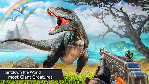 Dino Hunt :Animal Hunting Game 1.0.3 APK + Мод (Unlimited money) за Android