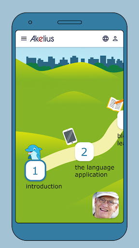 Android application Akelius training screenshort