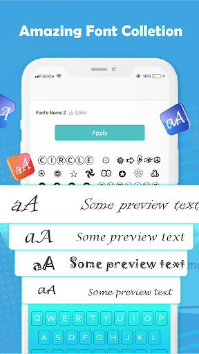 Fonts Keyboard Screen 2