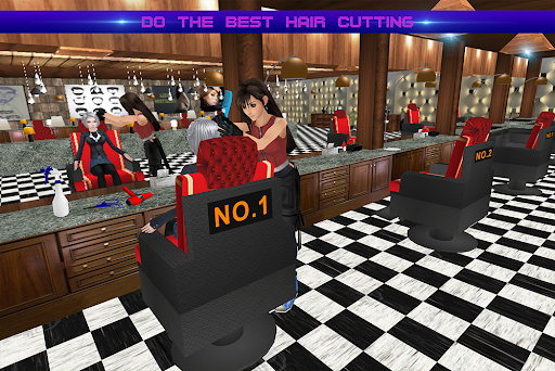 Barber Girl Hair Saloon Game  screenshots 9