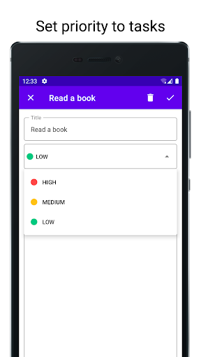 ToDo: daily organizer Screen 2