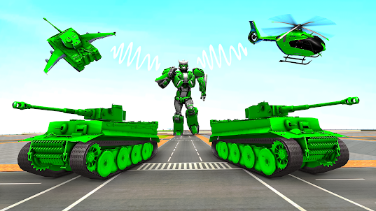 陸軍坦克機器人變形遊戲