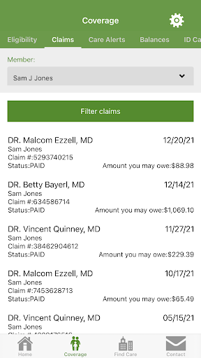 My MedCost Screen 3