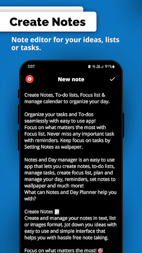 Screenshot of Notes Planner: To-do, Calendar