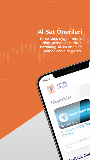 Android application Hisse Koçu + screenshort