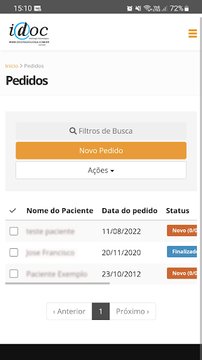 Idoc Radiologia Odontológica Screen 2