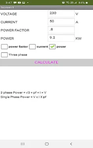 Electric Power Calculator