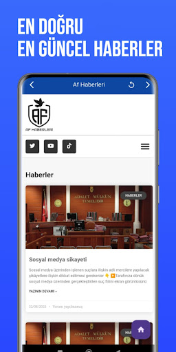 Af Haberleri Screen 2
