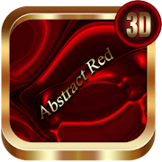 Abstract Red 3D Next Launcher theme