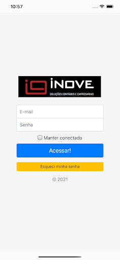 Android application Inove Soluções screenshort