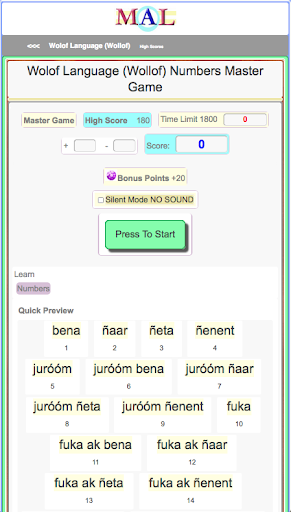 Wolof M(A)L Screen 2
