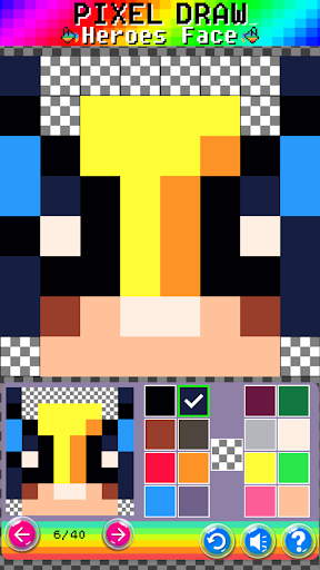 pixel draw heroes Screen 2