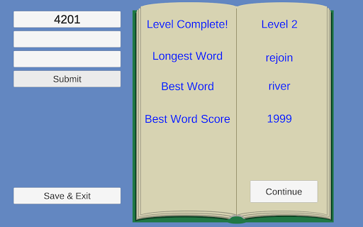 JustWords Screen 2