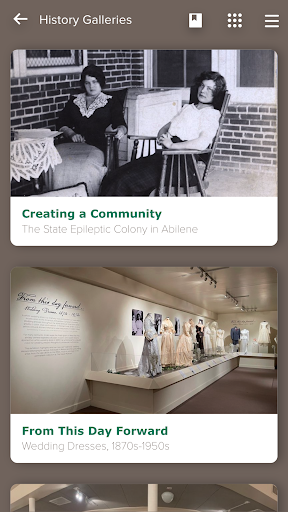 The Grace Museum Mobile Guide Screen 3