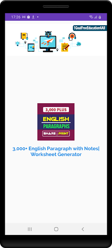 English Paragraph Offline with