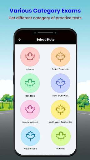 Canada Driving Practice Test Screen 3