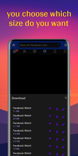 All video downloader / Player Screen 3