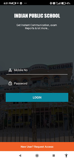 Android application Indian Public School screenshort