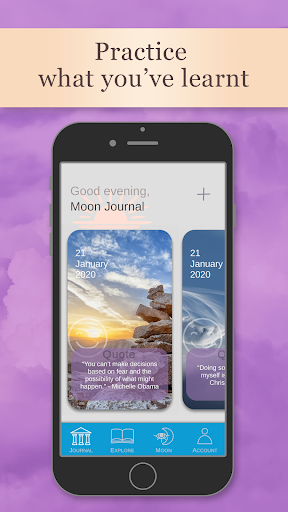 Moon Journal - Moon phases and