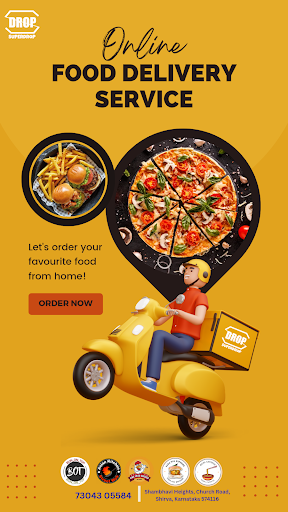 Android application Superdrop : Food Delivery screenshort