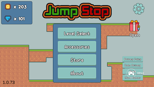 Android application Jump Stop screenshort