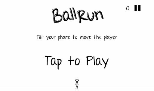 Android application Ball Run screenshort