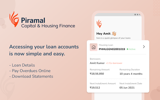 Android application Piramal Finance screenshort