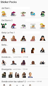 Screenshot 1 Stickers Yo soy Betty la Fea android