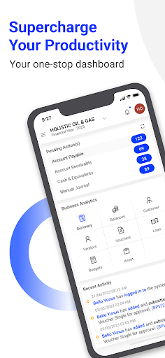 Android application RockEye Financial Accounting screenshort