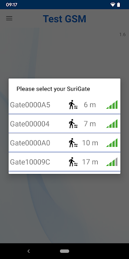Suricat GSM Test Screen 2