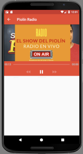 Android application Show del piolin radio podcast screenshort