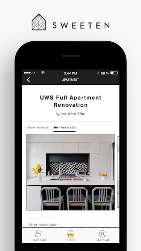 Sweeten Contractor Screen 2