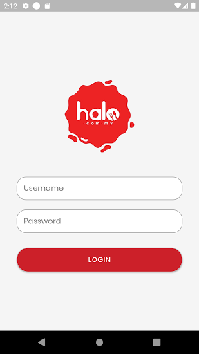 Android application Halo Merchant screenshort