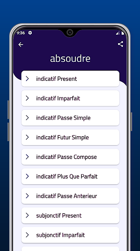 Dictionnaire De Conjugaison Screen 2