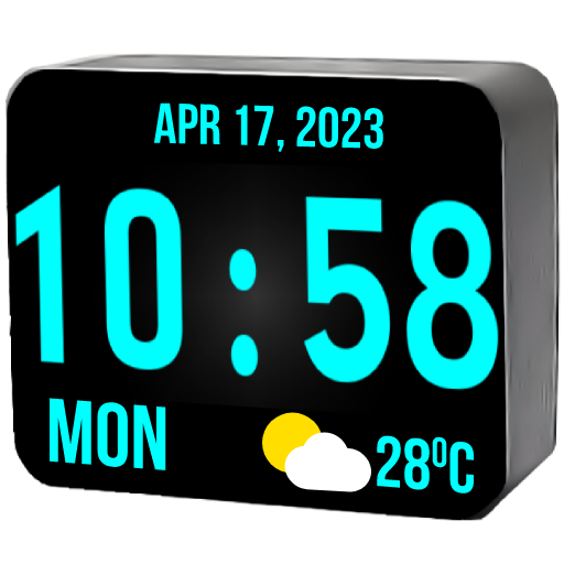 Huge Digital Clock 7.6.4 Icon