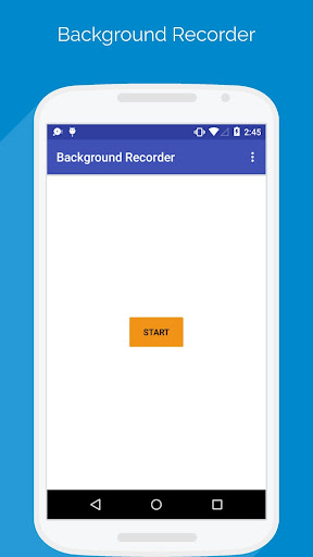 Android application Background Recorder screenshort