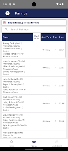 OSSAA Golf Screen 2