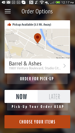 Barrel & Ashes Screen 2