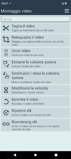 Anteprima dell'app