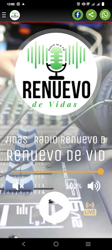Android application Radio Renuevo de vidas screenshort
