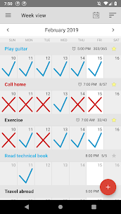 Goal Tracker & Habit List & Workout Calendar Free 2