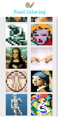Pixel Coloring Screen 2