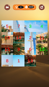 Dubai Slide Puzzle