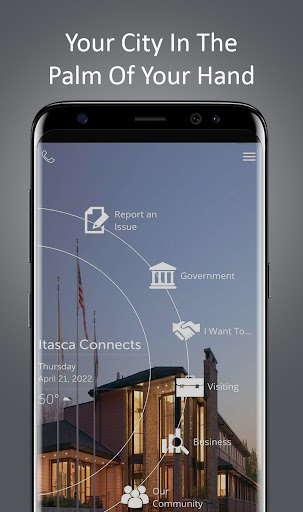 Android application Itasca Connects screenshort