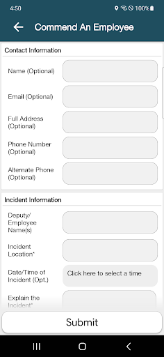 Pershing County Sheriff App Screen 3