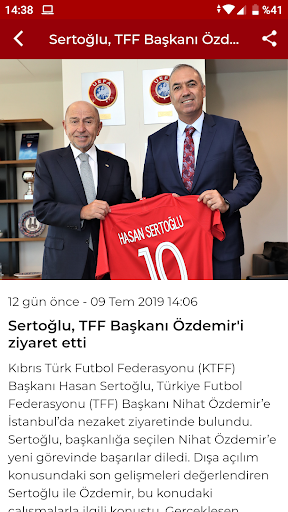 KTFF - Kıbrıs Türk Futbol Fede Screen 2