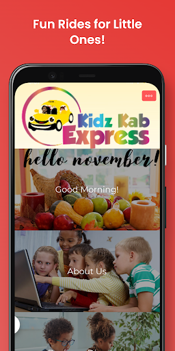 Android application Kidz Kab Express screenshort