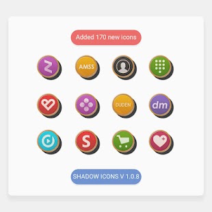Shadows - Icon Pack Ekran görüntüsü